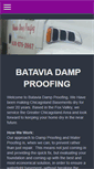 Mobile Screenshot of bataviadampproofing.com